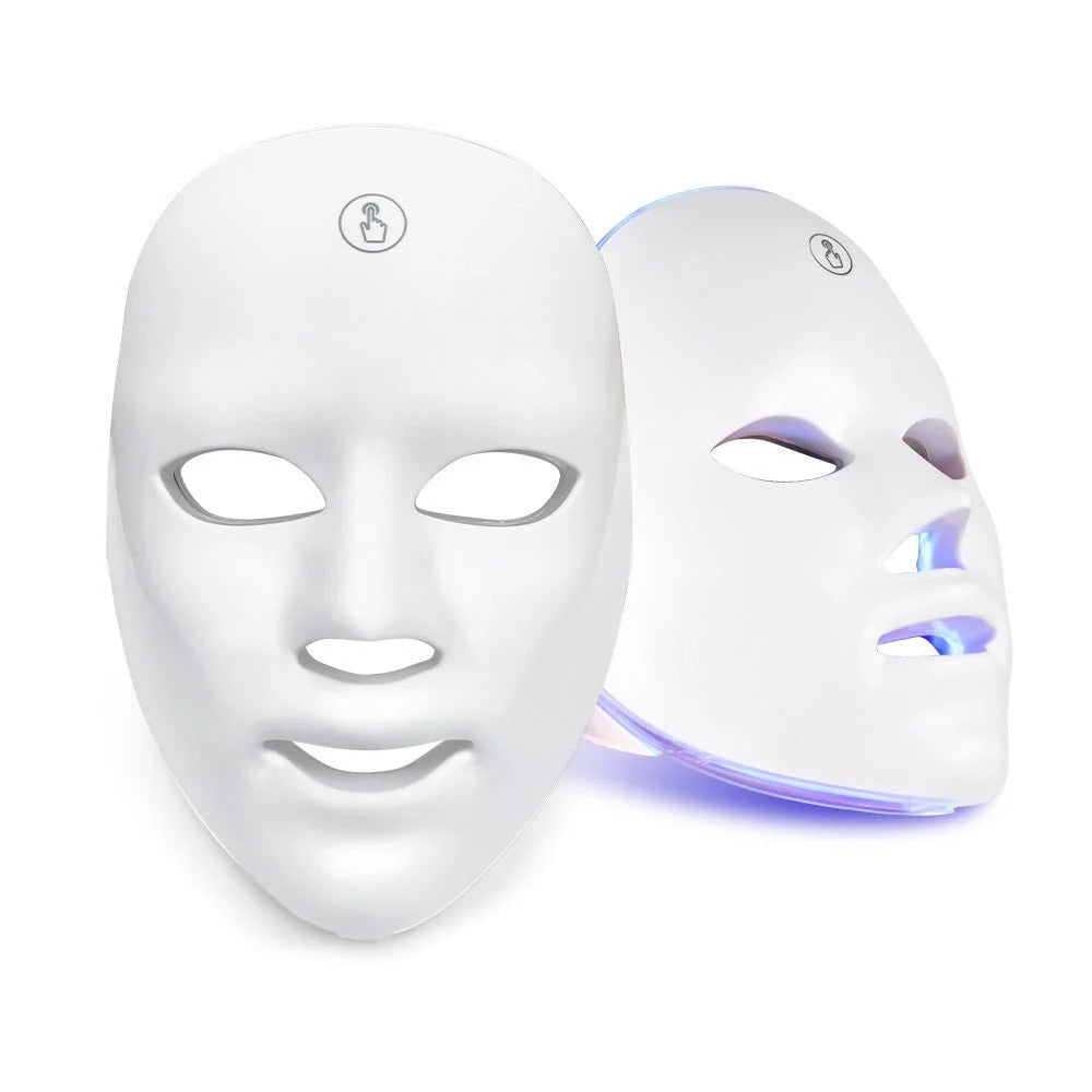 Skin Care Light Therapy Device - Wireless 7-Color LED Face Mask